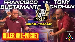 KILLER ONE POCKET: Francisco BUSTAMANTE vs Tony CHOHAN - 2018 DERBY CITY CLASSIC