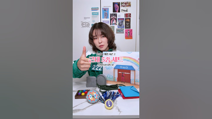 오징어게임에 실제로 나온 게임세트 ㄷㄷ