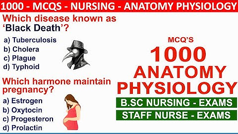1000 anatomy and physiology questions answers| staff nurse exam preparation 2025