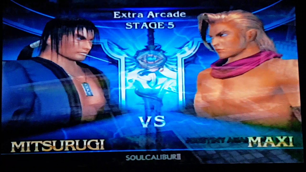 Soul Calibur 2 Extra Arcade Mode Mitsurugi Damascus Sword GC 1080 - YouTube