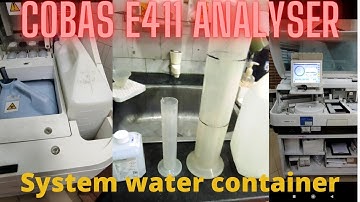 System water container | Cobas e411 |  Immunoassay Analyser | @medicallabtechnologysajal6903