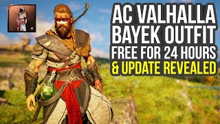 Get Bayek Outfit For 24 Hours Only & New Assassin's Creed Valhalla Update Coming (AC Valhalla Update