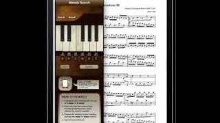 كيفية استخدام ميزة البحث عن الألحان في تطبيق Classical Melody Book screenshot 2