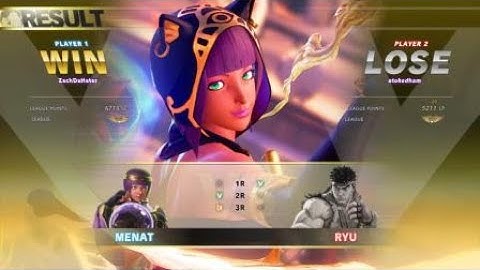 SFV AE - MENAT. The usefulness of  V-Trigger 2