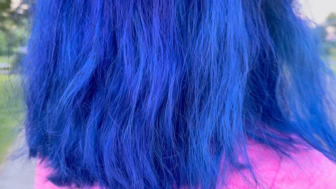 Adore Midnight Blue Hair Dye Results - wide 7
