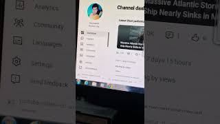 Yt studio dashboard on Pc 🖥 Prashant vlog || #shorts #viralshorts #ytshortsindia