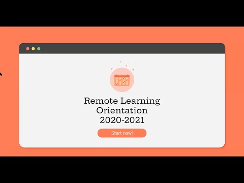 Bethel Hill Charter School Remote Learning Orientation