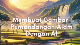Cara Membuat Lukisan Pemandangan Alam Dengan AI | Gambar AI screenshot 5