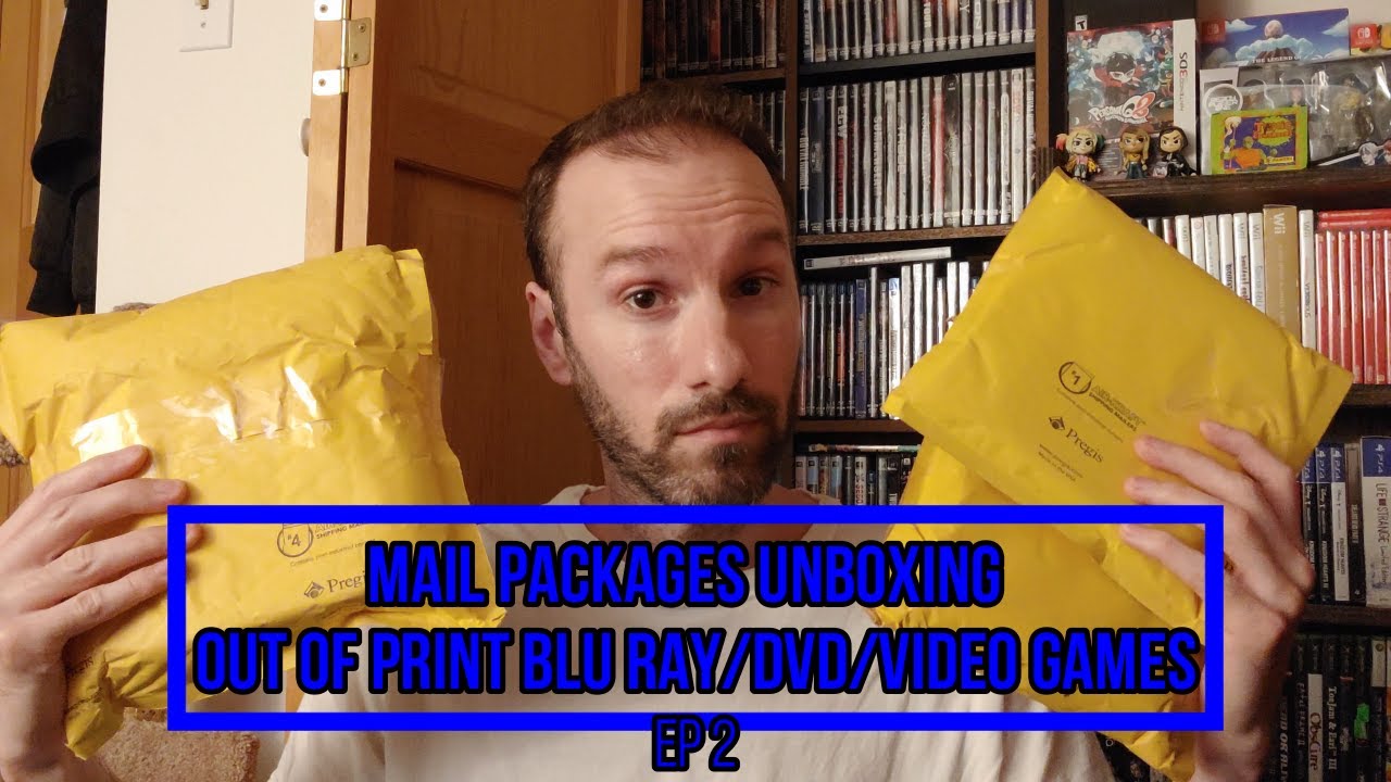 Mail Packages Unboxing Out Of Print Blu Rays DVDs And Videogames