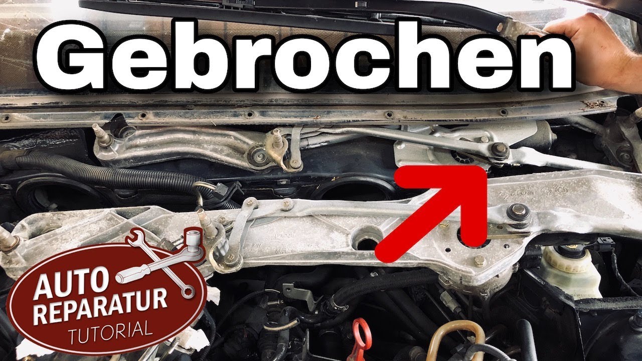 BMW E39 Wischergestänge wechseln, Wischermotor ausbauen reparieren