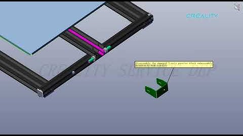 Service tutorial CR 10 Y axis belt adjustment kit replacement