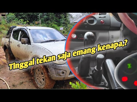 CARA MENGGUNAKAN DOUBLE GARDAN STRADA TRITON | BELAJAR MOBIL STRADA TRITON 4X4 WD