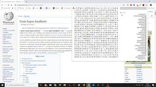 Crear pasatiempos de Wikipedia con Wikipedia Crossword screenshot 4