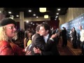 MATT BOMER (with SIMON HALLS) Stops for GREG HERNANDEZ on the GLAAD Carpet