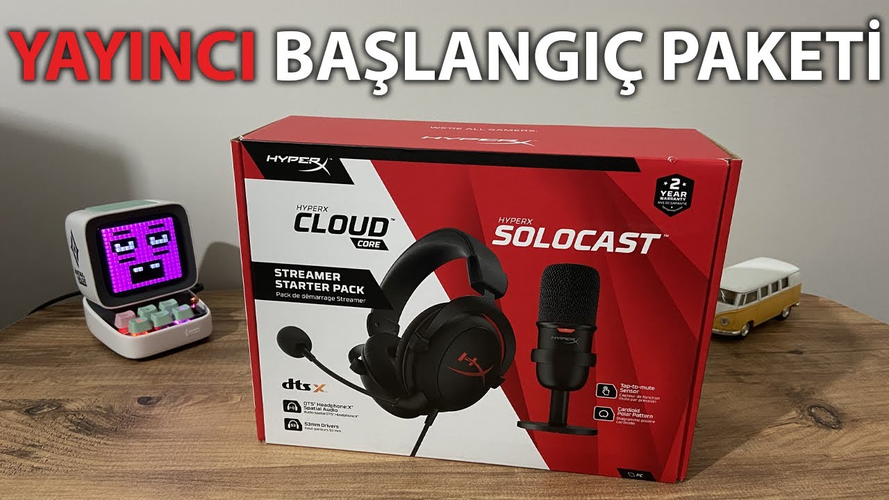 HyperX Streamer Starter Pack inceleme / Yayıncı Başlangıç Paketi