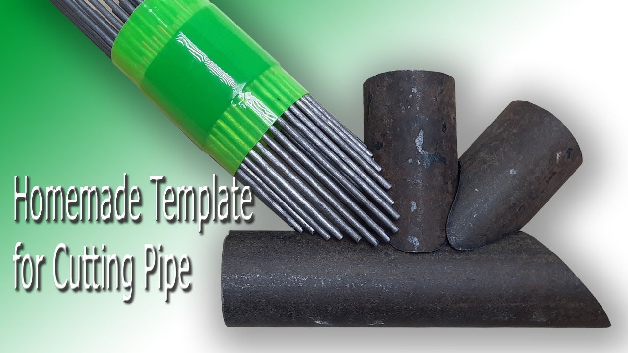 Homemade Template for Cutting Pipe. The Perfect Tube Coping or Pipe