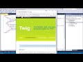 Twig Editor in Visual Studio