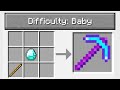 Beating Minecraft on "Baby Mode" Difficulty!