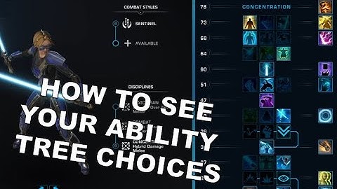 SWTOR Tip: How To See Your Ability Tree Choices