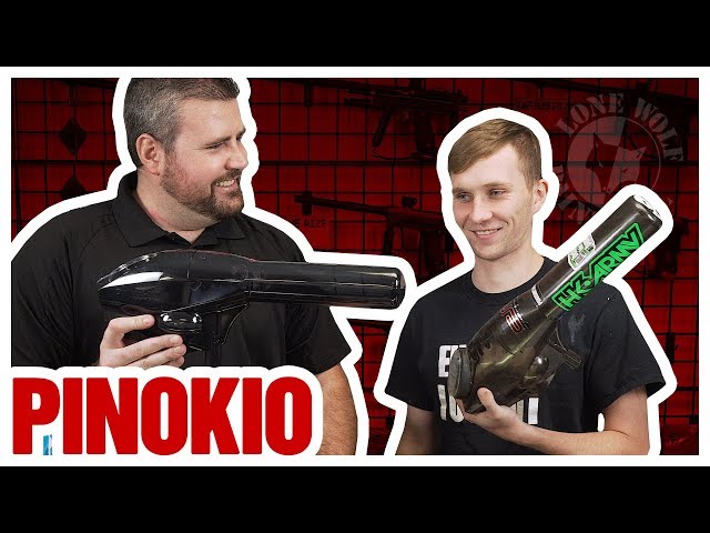 Pinokio PL250/400 Paintball Hopper - Black
