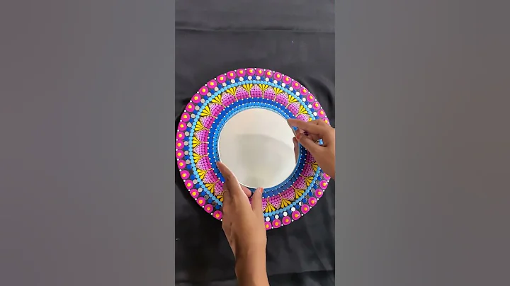 Mandala dot art painting #youtubeshorts #artshorts #shorts #mandalaart #share #artwork #shortsvideo