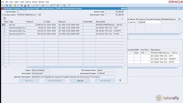 Enquire the AP Invoice Lines in Oracle EBS | Account Payables | Oracle EBS | Oracle AP | TutorAlly