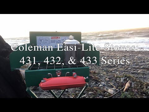 Coleman Easi-Lite Stoves: 431, 432, & 433 Series - YouTube