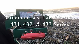 Coleman Easi-Lite Stoves: 431, 432, & 433 Series