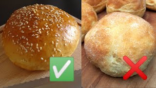 Step up your burger game with these excellent hamburger buns!
