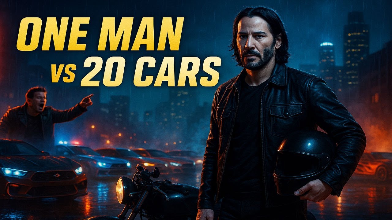 One Man vs 20 Cars: The Calm Rider Who Saved the City