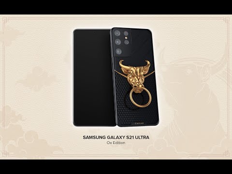 Samsung Galaxy S21 by Caviar. Ox Lunar New Year Edition.