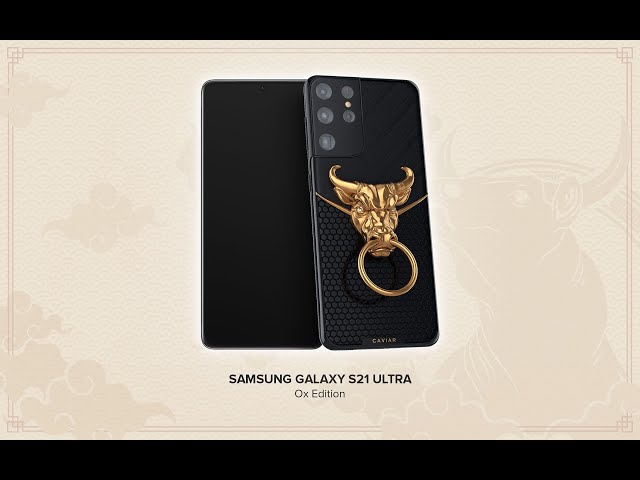 Caviar Celebrates The Year Of The Ox By Putting A Golden Ox Head On A Galaxy S21 Ultra Gsmarena Com News