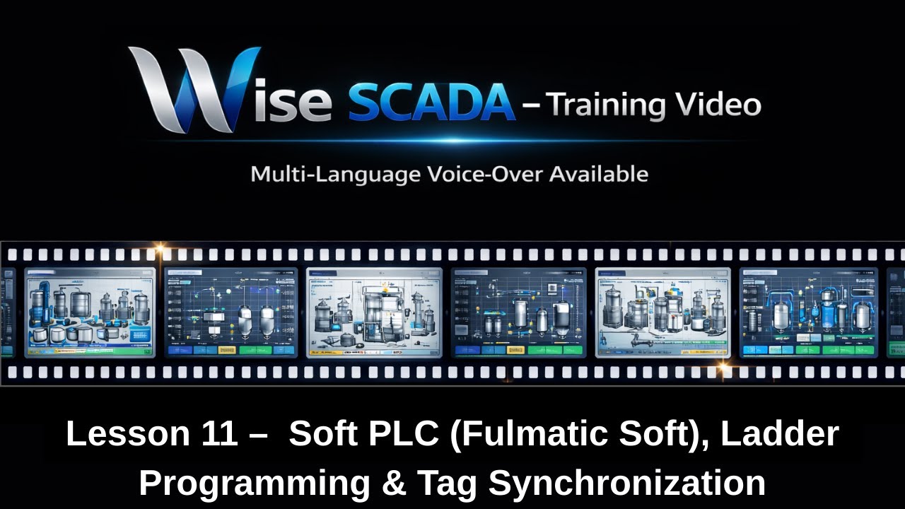 Wise SCADA Tutorial #11 | Soft PLC (Fulmatic Soft), Ladder Programming ...