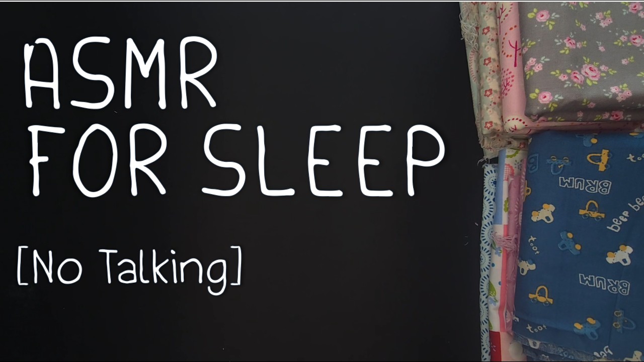 No Talking Lofi ASMR | Deep Sleep Fabric Sounds – Crinkles, Folds & Soft Textures #asmr #lofiasmr