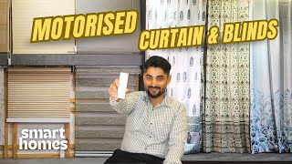 Motorized Curtains & Blinds | Smart Homes | Automatic Remote Controlled Curtains