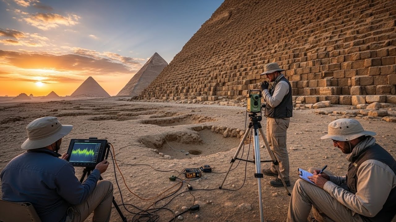 ARQUEÓLOGOS DESCOBREM UMA ANOMALIA INTRIGANTE NA PIRÂMIDE DE MIQUERINOS