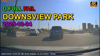 G Fail DOWNSVIEW   #drivingreview #automobile #newmarket #drivetest #roadtest