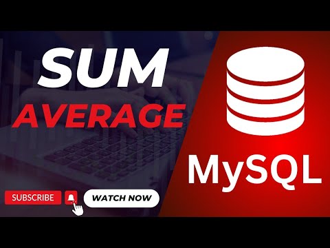 Find count, sum and average of a column | MySql Tutorial | E3Schools English