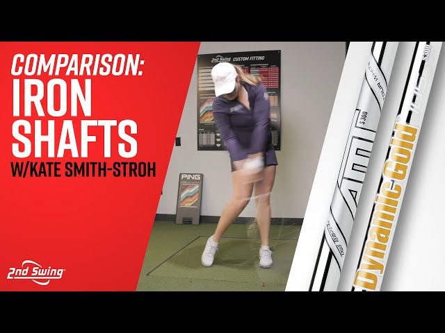 IRON SHAFT COMPARISON | Dynamic Gold 105 vs AMT White - YouTube