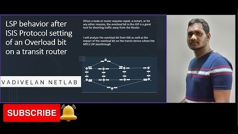 Overload bit in OSPF and ISIS and behavior on LSP