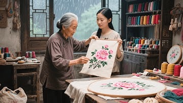 穷女孩意外被刺绣大师收为徒，从此命运彻底改变！
