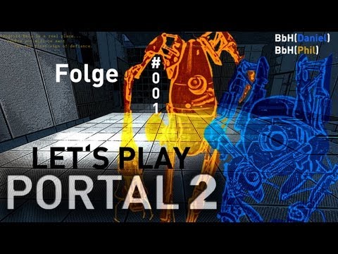 Let's Play - Portal 2 Coop Folge #001 - Einer musste ja sterben! [HD][Deutsch]