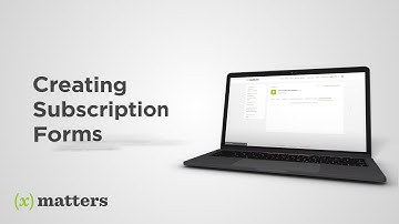 xMatters Support | Creating Subscription Forms