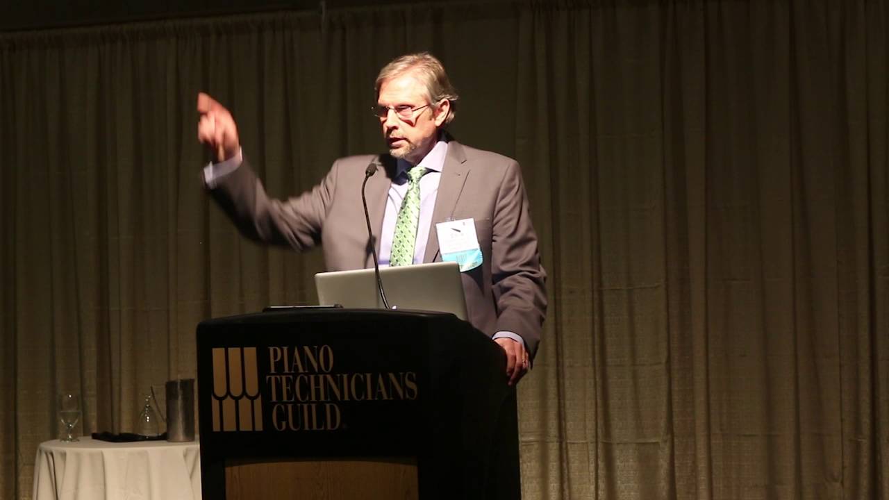The 2016 Piano Technicians Guild's Golden Hammer Award Winner, Steve Brady