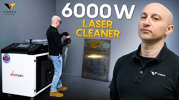 Rust DISAPPEAR in SECONDS with this LASER CLEANING machine! Wattsan CW 6000 & Virmer