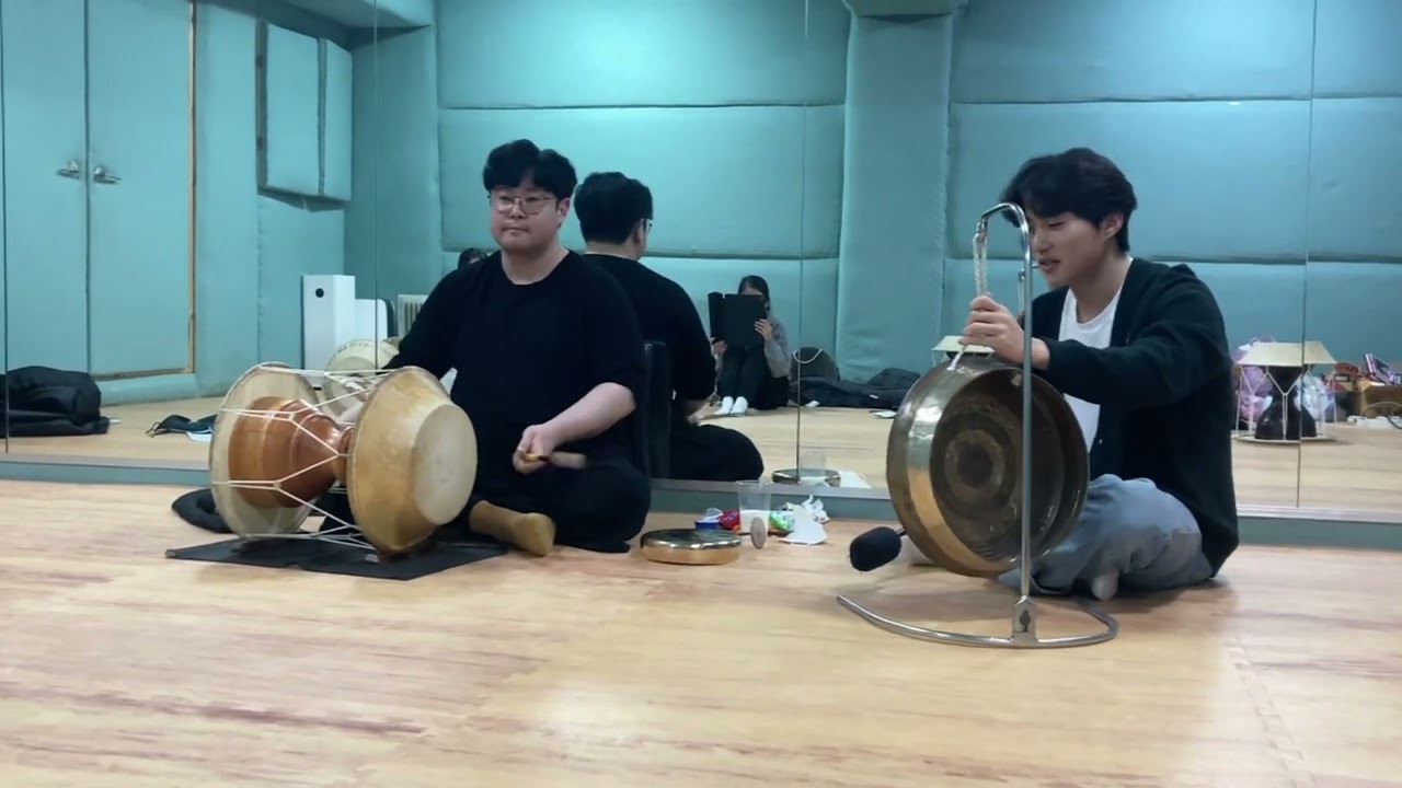 드렁갱이 장단 연주 시범영상 (깨진 징소리 주의)