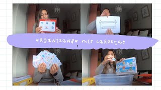 Domingo  profes | Organizando carpetas