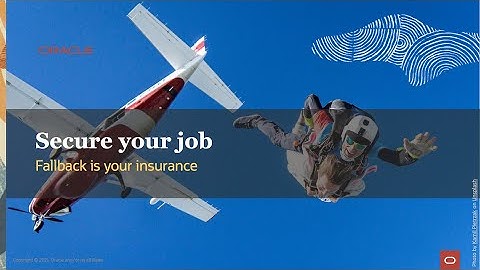 Virtual Classroom #11: Fallback is your insurance