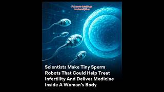 Scientists Made“Tiny Robot Sperm” that could help treat infertility #viral #facts #trending