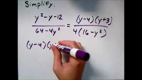 Simplifying a ratio of polynomials: Problem type 2